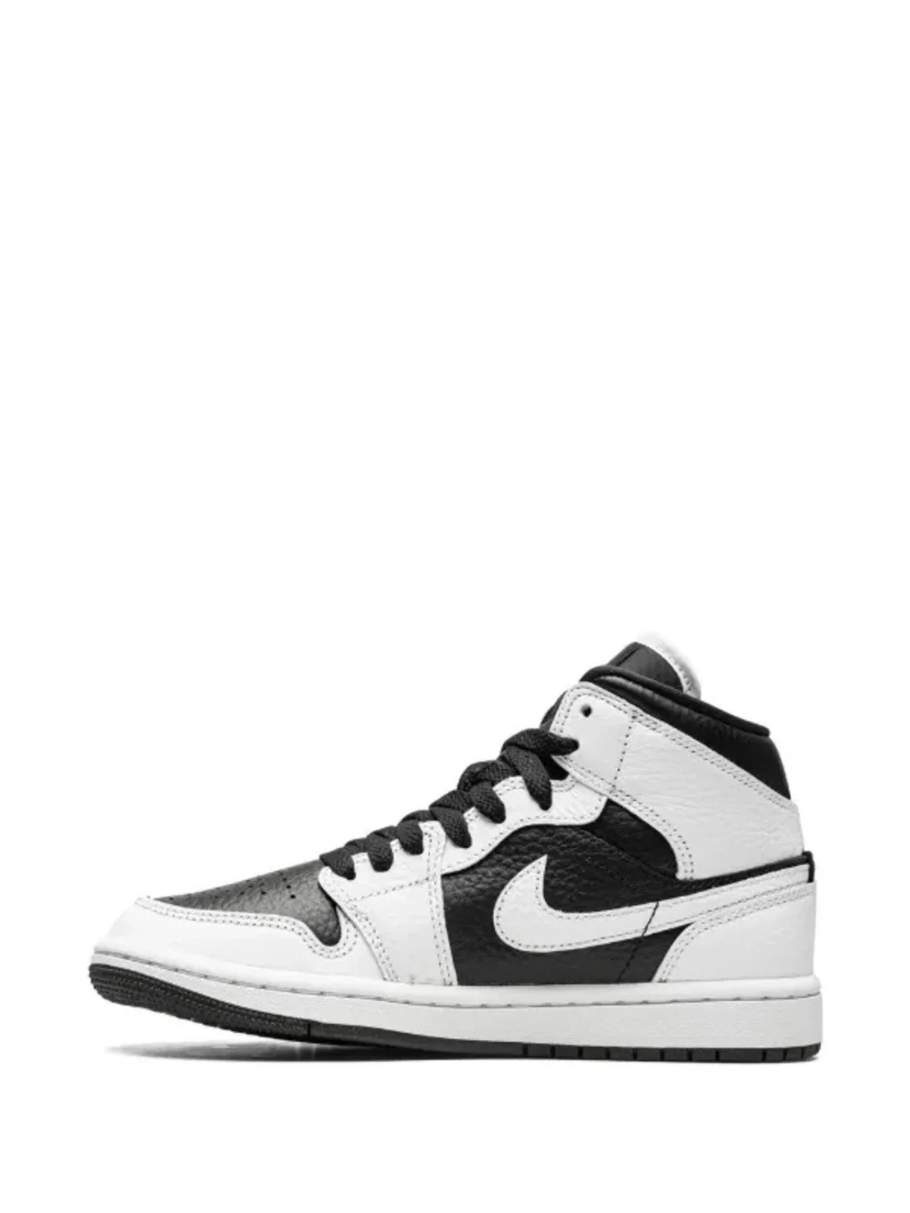 Nike Air Jordan 1 Mid “Black & White Split” Womens 8